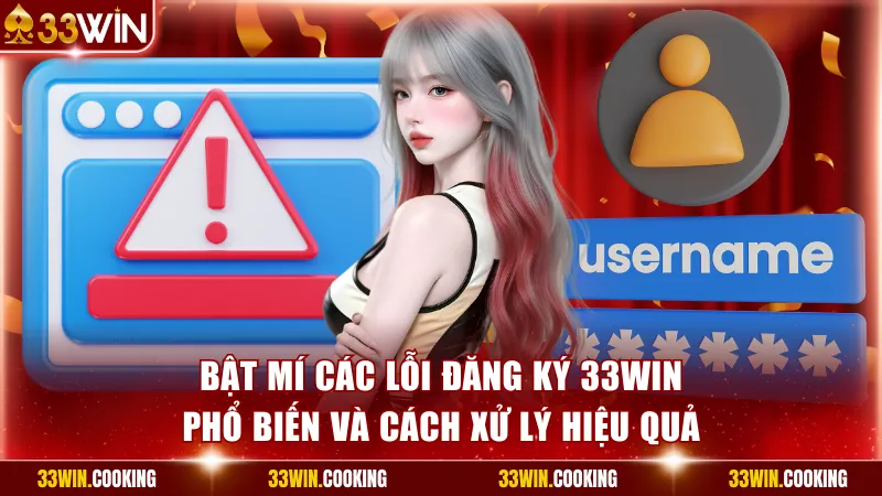 Bật mí các lỗi đăng ký 33win phổ biến và cách xử lý hiệu quả